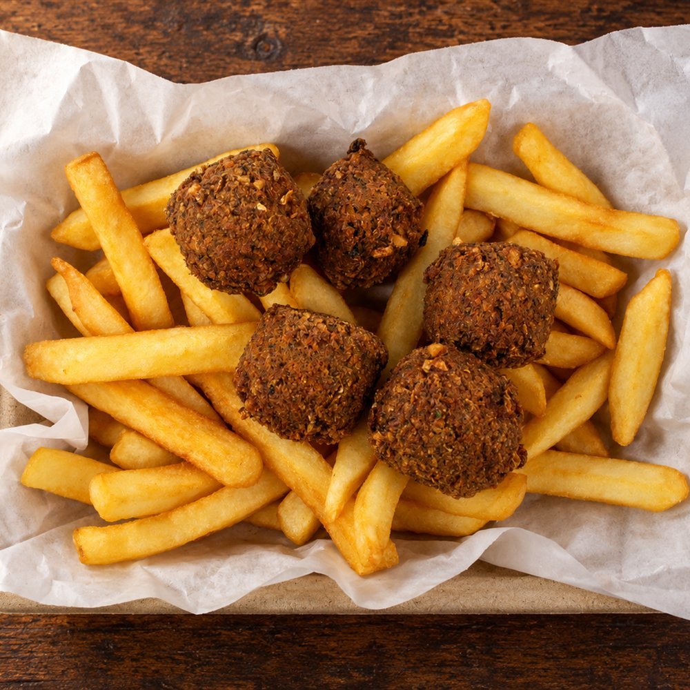 Falafel Over Fries