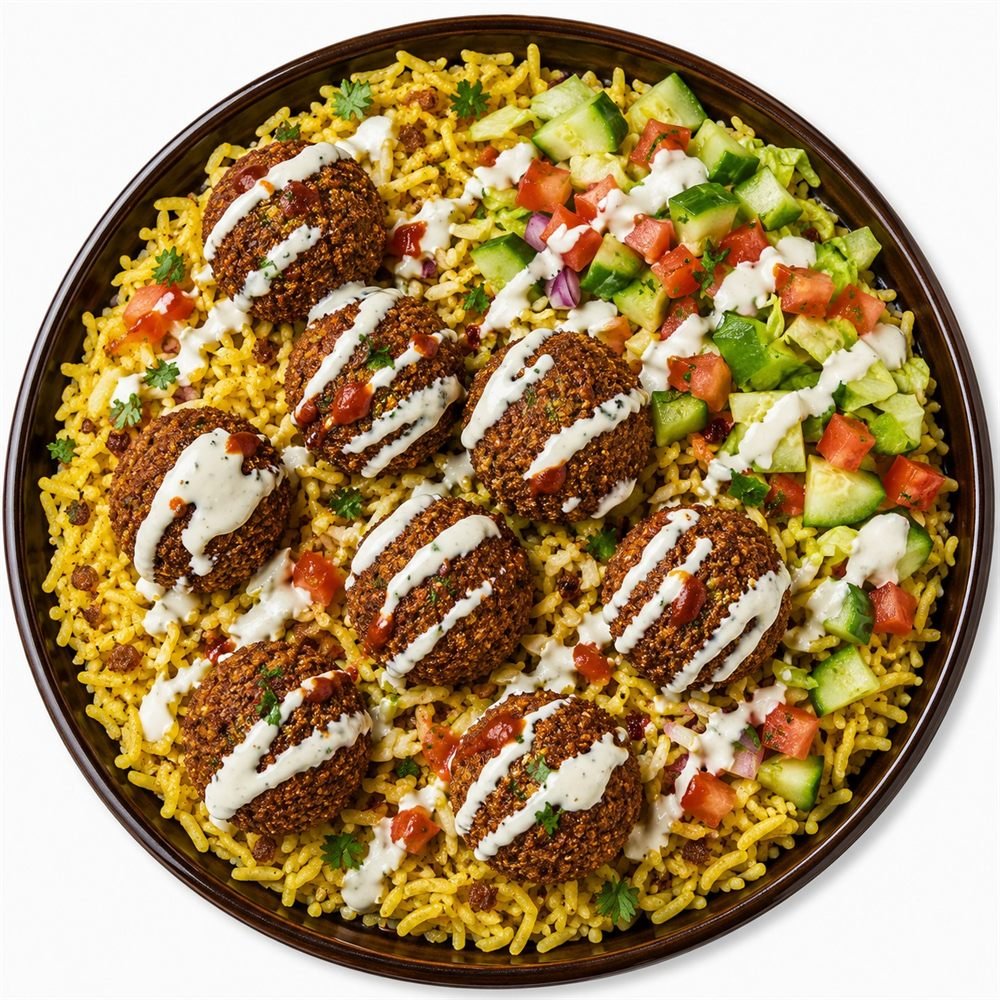 Falafel Over Rice